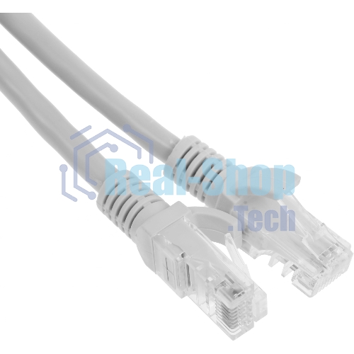 Патч-корд Premier PP6U-3M 10000Гбит/с UTP 4 пары cat.6 CCA molded 3м серый RJ-45 (m)-RJ-45 (m)