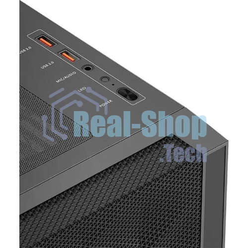 Компьютерный корпус PcCooler C3D510 BK ARGb черный без БП ATX 3x120мм 2xUSB3.0 1xUSB3.1 audio bott PSU