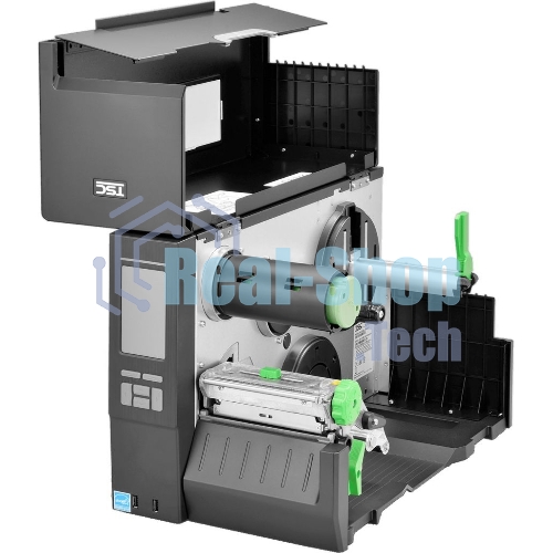 Принтер этикеток термотрансферный TSC MH241T 203 dpi, 356 мм/сек, USB, RS-232, Ethernet, USB Host, черный