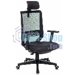 Кресло Бюрократ EXPERT TW-01 черный, сетка, подголовник