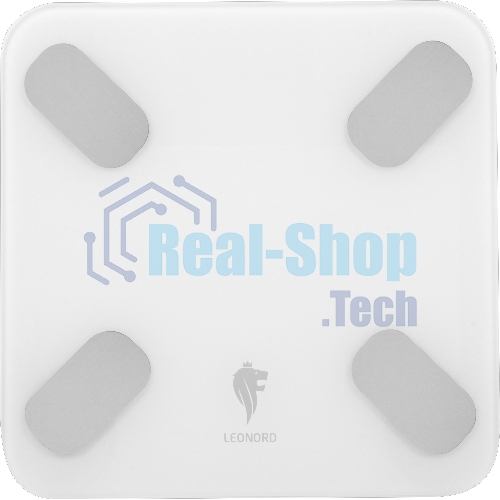 Весы электронные LEONORD LE-1275 Bluetooth (стеклянная поверхность, 180 кг) (109931)