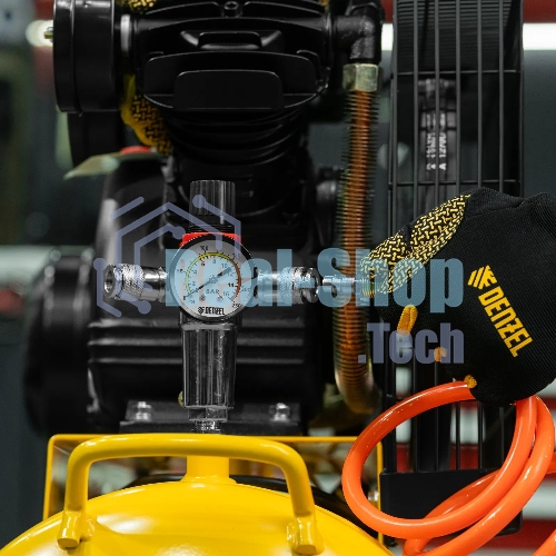 Компрессор воздушный Denzel BCV2300/100 рем. привод, 2,3 кВт, 100 л, 440 л/мин