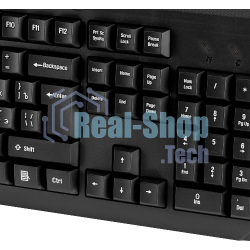 Клавиатура Oklick 170M проводная, USB Type-A, чёрный