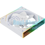 Кулер для корпуса Thermalright TL-M12RW Reverse (124x120x25mm, 4-pin PWM, ARGB, 42.6CFM, 23.2dBA, 1500RPM, White)