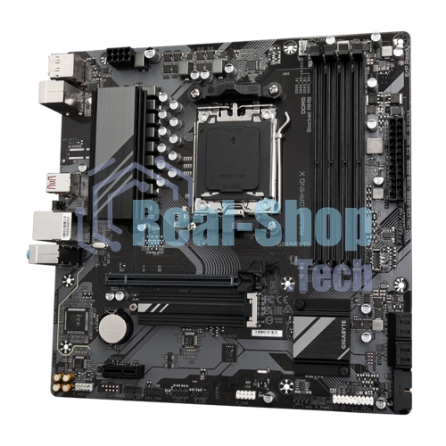 Материнская плата Gigabyte A620M GAMING X, Micro-ATX, AM5, AMD A620, 4xDDR5, 4xSATA, 1xM.2, 1xPCI-E 4.0 x16, 1xPCI-E x1, 1xHDMI, 1xDP, 1x 1Gb LAN, 1xUSB 3.2 Gen 2, 2xUSB 2.0, 2xUSB 3.2 Gen 1, 3x3.5мм, 7.1, ATX