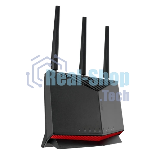 Маршрутизатор ASUS RT-BE86U, черный/красный, 90IG08W0-MO9A0V
