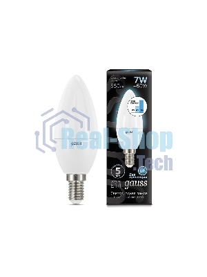Лампа светодиодная Gauss LED Candle 7Вт E14 4100К step diммable (диммир.)