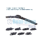 Бескаркасная щетка GOODYEAR GY000436 PREMIUM 16''/41 см