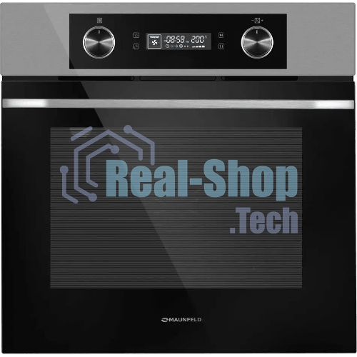 Шкаф духовой электрический Maunfeld AEOH60102S, 60л, дверца с 3 стеклами, нержавеющая сталь