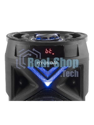 Минисистема Hyundai H-MC180 черный 80Вт/FM/USB/BT/SD/MMC