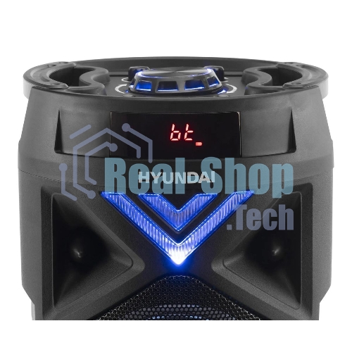 Минисистема Hyundai H-MC180 черный 80Вт/FM/USB/BT/SD/MMC