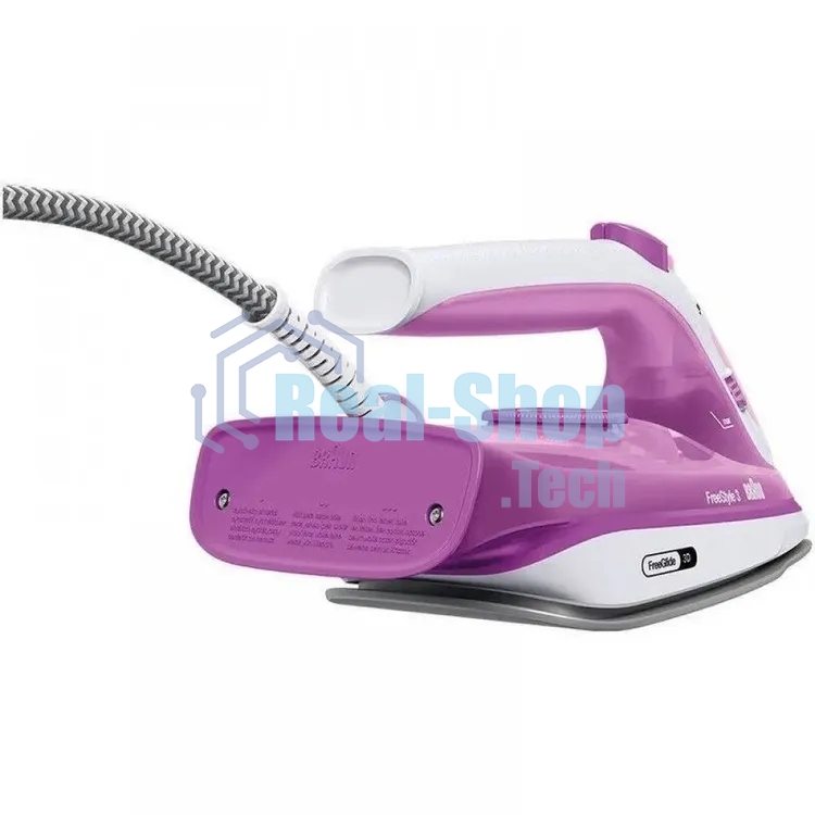 Утюг Braun FI3124PU фиолетовый/белый, 2400 Вт, 45 г/мин, 170 г/мин, 270 мл