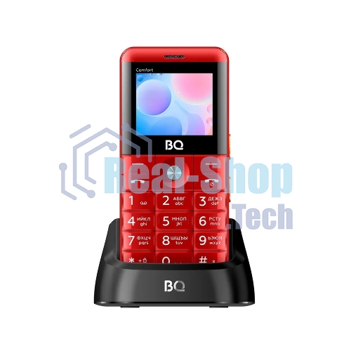 Мобильный телефон BQ 2006 Comfort красный/черный