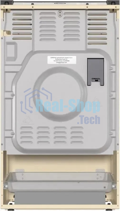 Плита газовая Gorenje GG5A21BEF бежевый, конфорок 4 газовых, духовка 70 л, 50 см x 85 см x 59.4 см