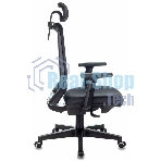 Кресло Бюрократ EXPERT TW-01 черный, сетка, подголовник