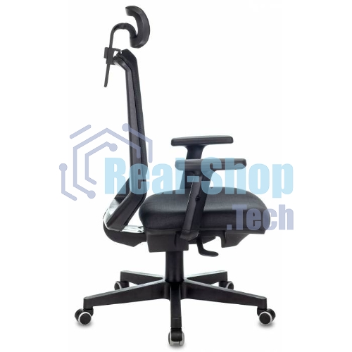 Кресло Бюрократ EXPERT TW-01 черный, сетка, подголовник