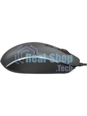Мышь проводная A4Tech Fstyler FM26 серый/черный, 1600 dpi, USB, кнопки - 4