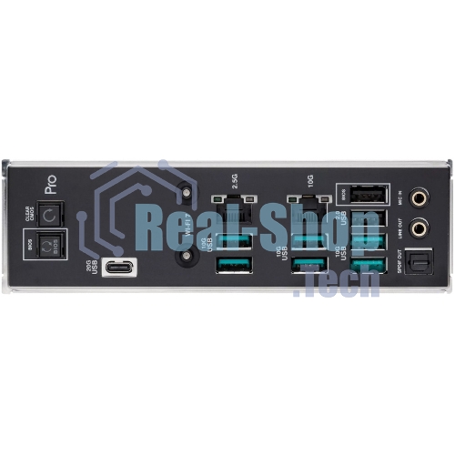 Материнская плата ASUS Pro WS TRX50-SAGE WIFI, sTR5, AMD TRX50, 4xDDR5, 4xSATA, 3xM.2, 1xSlimSAS, 1xPCI-E 5.0 x8, 1xPCI-E 4.0 x16, 1xPCI-E 4.0 x4, 2x 10Gb LAN, 2xUSB-A 2.0, 6xUSB-A 3.2 Gen 2, 1xUSB-C 3.2 Gen 2x2, 2x3.5 мм, 5.1, E-ATX