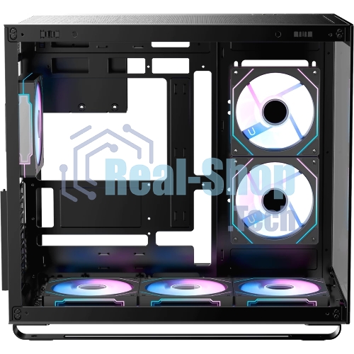 Компьютерный корпус Ocypus Iota C70 BK ARGB ATX/win/black/6 ARGB fans/no PSU/Tempered Glass