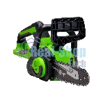 Цепная пила аккумуляторная GreenWorks G24CS25K4, 24V, 25 см, c АКБ 4Ач и ЗУ (2007707UB)