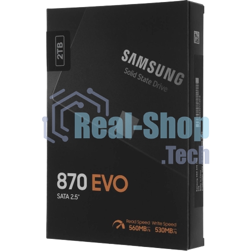 Накопитель SSD Samsung 870 EVO, 2Tb, SATA III, 2.5