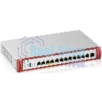 Межсетевой экран Zyxel USG FLEX 500H, Rack, 2xRJ-45: 1/2.5G (LAN/WAN), 2xRJ-45: 1/2.5G PoE+ (LAN/WAN), 8xRJ-45: 1G (LAN/WAN), 1xUSB3.0 **