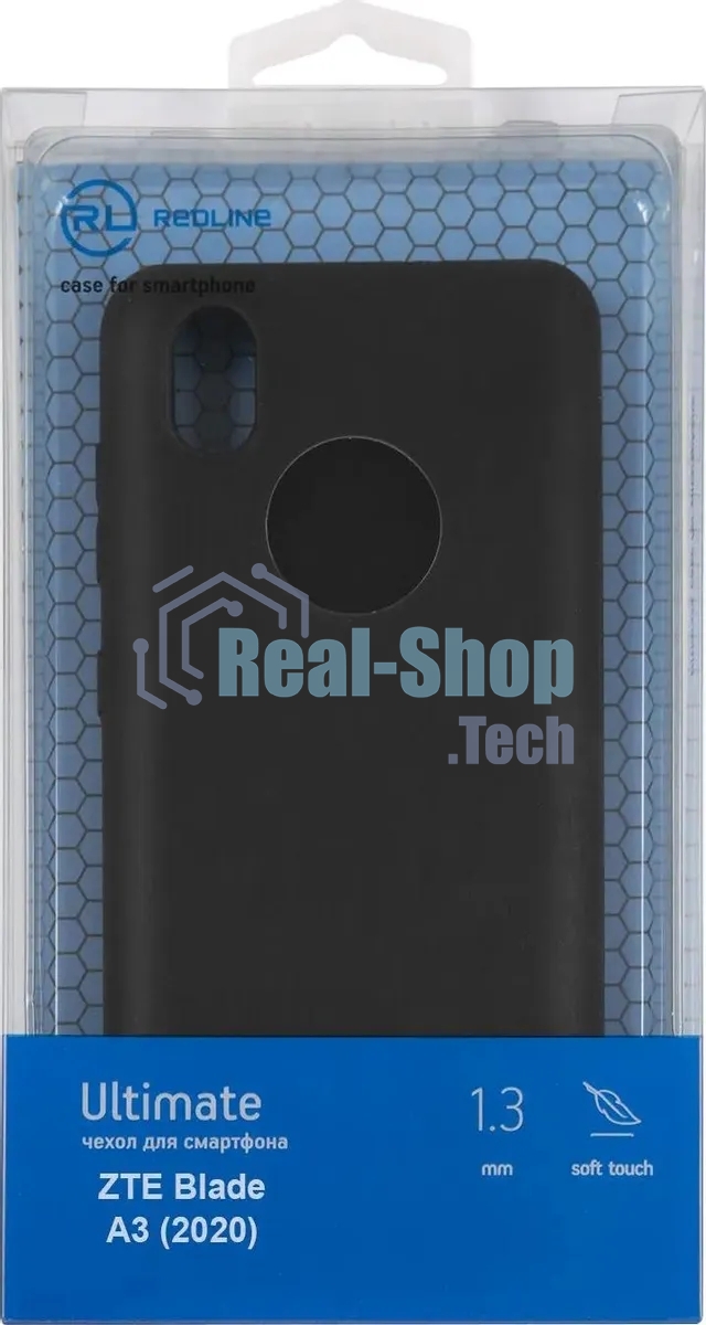 Чехол (клип-кейс) Redline для ZTE Blade A3 2020 УТ000026591 черный