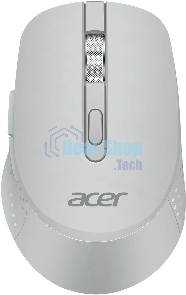Мышь беспроводная Acer OMR310 светло-серый, 1600 dpi, радиоканал, Bluetooth, USB, кнопки - 7