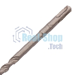 Бур по бетону Denzel двойная спираль, Cobalt W-tip, 10x600 мм, SDS PLUS