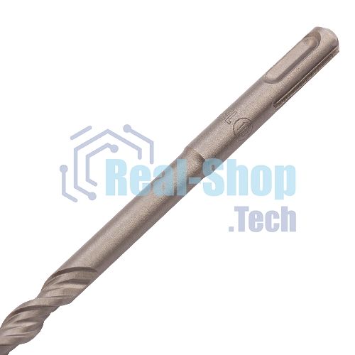 Бур по бетону Denzel двойная спираль, Cobalt W-tip, 10x600 мм, SDS PLUS