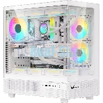 Компьютерный корпус Aerocool/Formula Crystal Z8 белый без БП ATX 9x120мм 7x140мм 1xUSB 2.0 1xUSB 3.0 1xUSB3.1 audio bott PSU