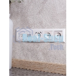 Рамка 5-местная IEK BRITE РУ-5-Бр DECOR 3D-форма белый