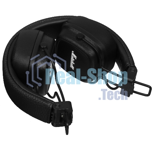 Беспроводные/проводные наушники Marshall Major IV черный, накладные, Bluetooth + проводной, беспроводная зарядка, до 80 ч