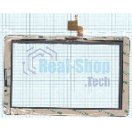 Сенсорное стекло (тачскрин) FPC-TP070247(V1801)-01, белое