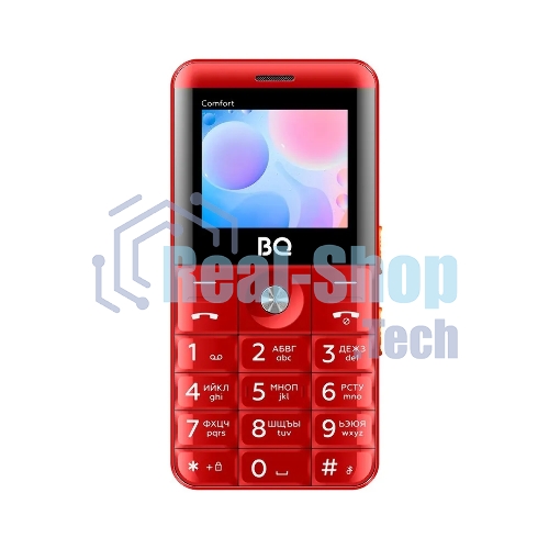 Мобильный телефон BQ 2006 Comfort красный/черный