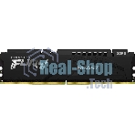 Оперативная память Kingston Fury Beast, DDR5, 16Gb (1x16GB), 5600MHz, CL36, DIMM, с радиатором, черный