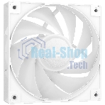 Кулер для процессора DEEPCOOL AG400 WH ARGb V2 белый 120мм алюминий+медь 2100rpm 31.6db 4-pin 220W 152мм