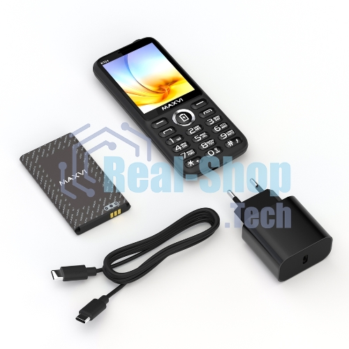 Мобильный телефон Maxvi K15c черный