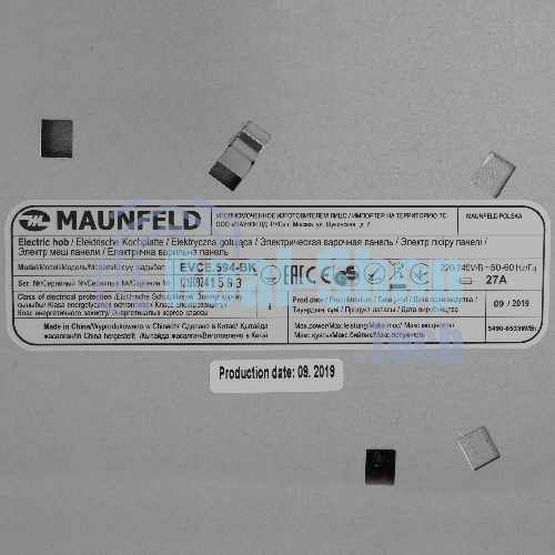 Варочная панель Maunfeld EVCE.594-BK ЧЕРНОЕ стекло