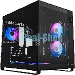 Компьютерный корпус Ocypus Iota C70 BK ARGB ATX/win/black/6 ARGB fans/no PSU/Tempered Glass
