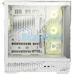 Компьютерный корпус MSI MAG PANO 130R PZ White 2xUSB 3.2 Gen 1, 1xUSB 3.2 Gen2 Type-C, 3x120мм ARGB Reverse Blade Fan, 1x120мм ARGB Fan, 1 to 3 Fan PWM Splitter, Tempered Glass Window
