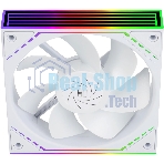 Кулер для корпуса Thermalright TL-M12RW Reverse (124x120x25mm, 4-pin PWM, ARGB, 42.6CFM, 23.2dBA, 1500RPM, White)