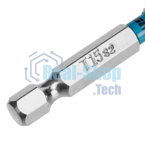 Бита Gross 114609 Torx 15х50 мм, сталь S2, шестигр., 10 шт.