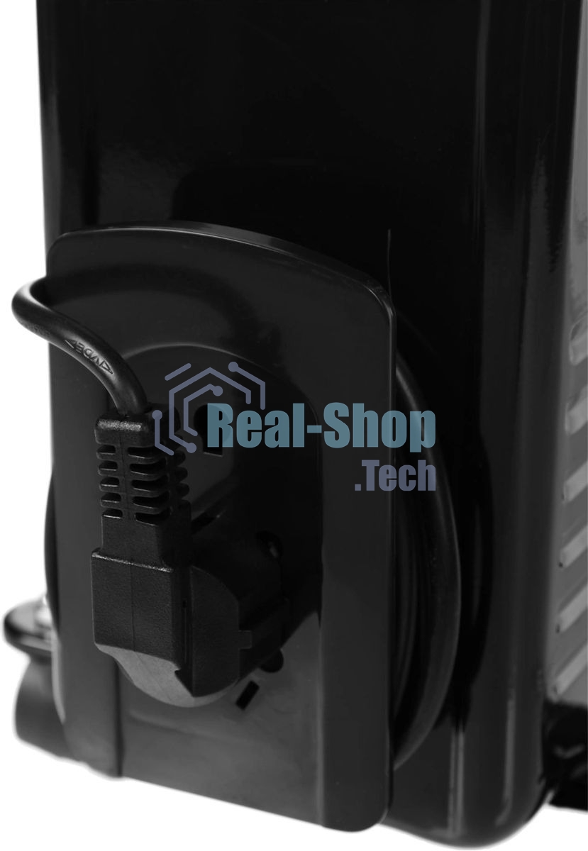 Обогреватель масляный Centek CT-6200 (7 секций) черный, 700/1000/1500Вт, 3 режима, механический термостат