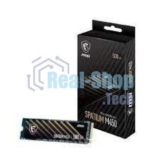 Накопитель SSD MSI SPATIUM M450, 1Tb, PCIe 4.0 x4, M.2 2280, NVMe, R/W 3400/2400