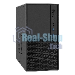 Компьютерный корпус Minitower ExeGate BAA-308MU2-UNS350 (mATX, БП UNS350 с вент. 12см, 1хUSB+2хUSB 3.0, HD Audio, черный)