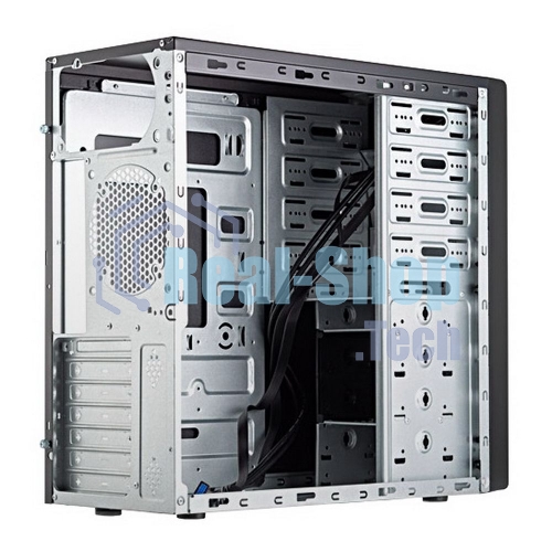 Компьютерный корпус Foxline FL-886-FL500S-U32 ATX case, black, w/PSU 500W 12cm, w/2xUSB 3.0, w/pwr cord, w/o FAN