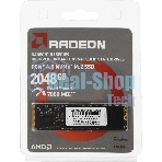 Накопитель SSD AMD PCIe 4.0 x4 2Tb R3MP42048G8 Radeon M.2 2280
