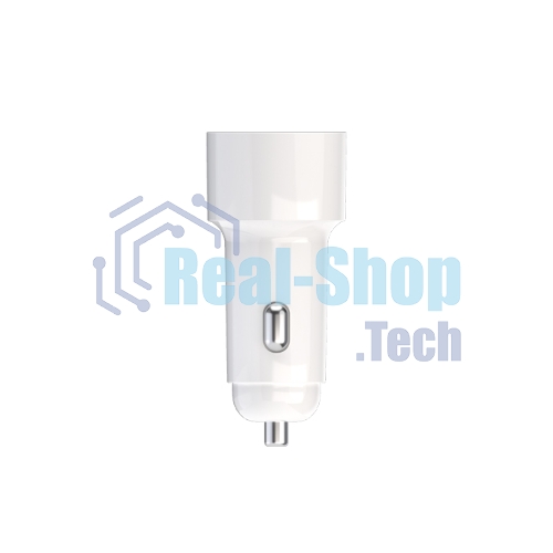 Автомобильное зарядное устройство Maxvi CCM-PS242 Plus T 2хUSB 2.4А + кабель Type-C 1м, белый