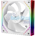 Кулер для корпуса Thermalright TL-M12RW Reverse (124x120x25mm, 4-pin PWM, ARGB, 42.6CFM, 23.2dBA, 1500RPM, White)